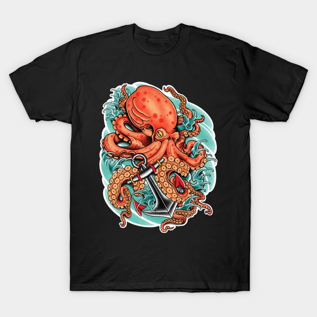 Giant Octopus T-Shirt by Seven Relics